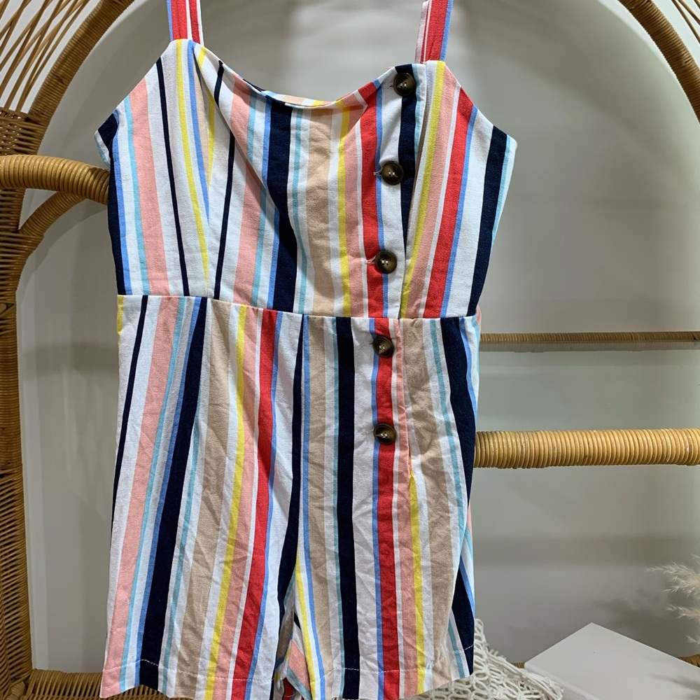 stripe romper